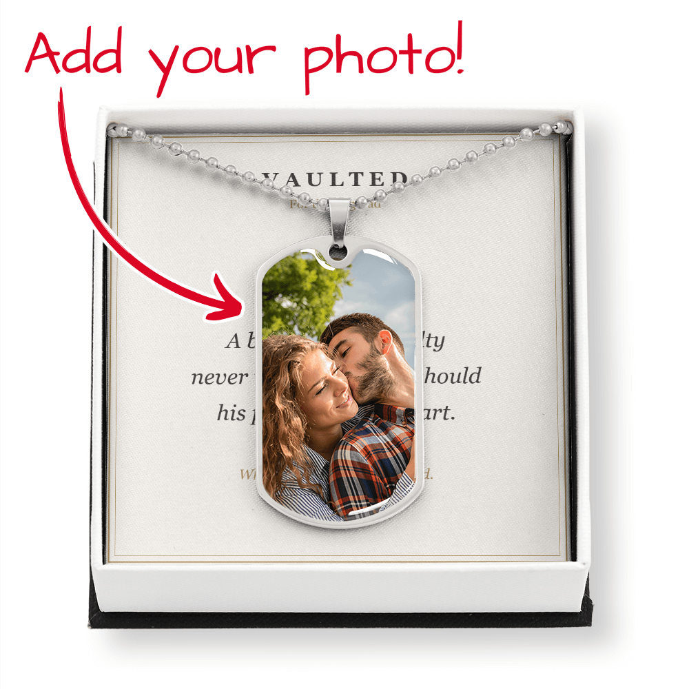 Custom Pet Nose Print Necklace — Made From Your Pet's Photo