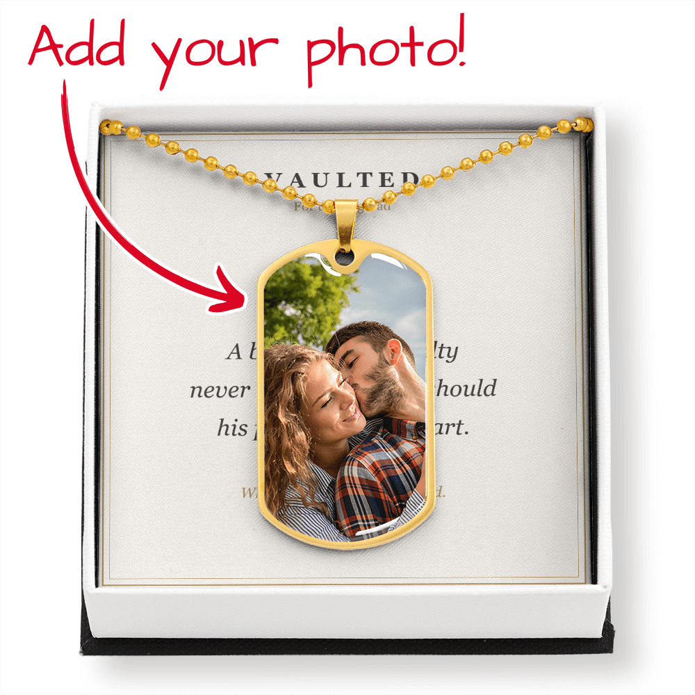 Custom Pet Nose Print Necklace — Made From Your Pet's Photo