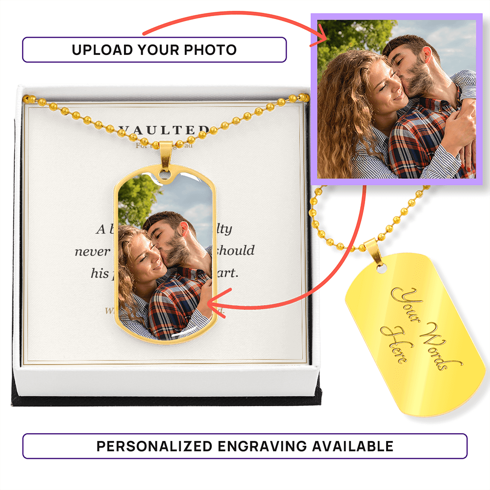Custom Pet Nose Print Necklace — Made From Your Pet's Photo